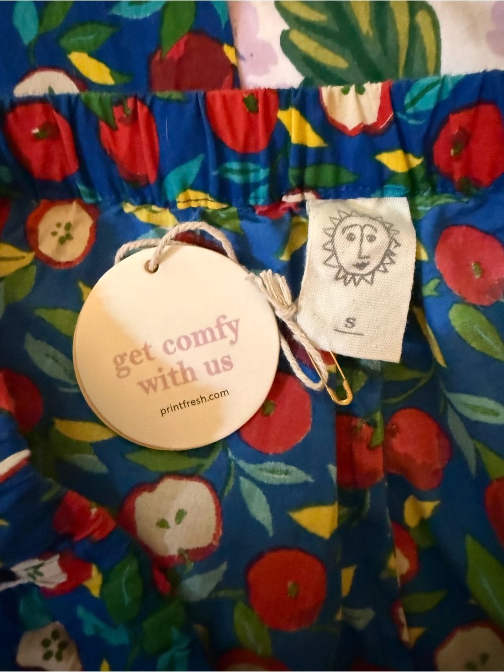 NWT - Printfresh Red Delicious Apple Pajama Pants